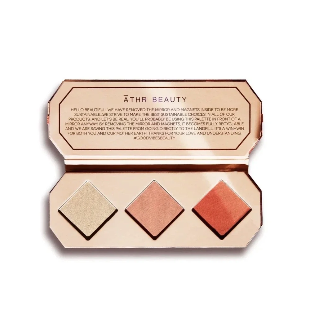 ATHR Beauty Amber Crystal Charged Cheek Palette New In Box Discontinued